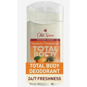 Old Spice Deodorant Stick for Men, Aluminum Free, Mandarin + Sandalwood Scent